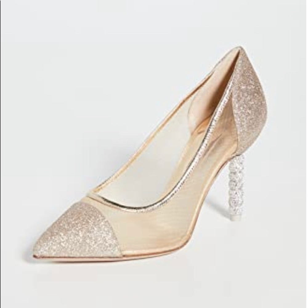 Sophia Webster Jasmine crystal mid pumps